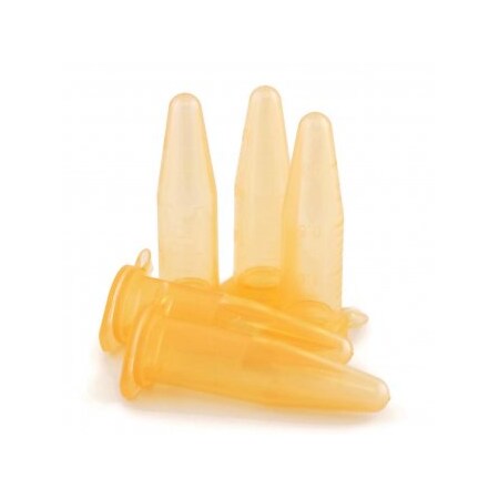 Scientific Specialties Micro-Tubes, Graduated, Non-Stick, 1.5ml, Orange, 500/PK 145530O